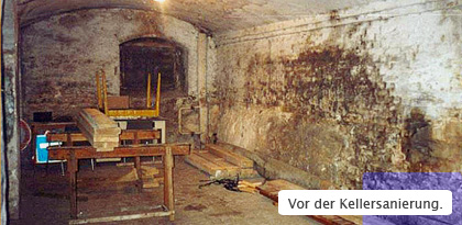 Kellersanierung vorher